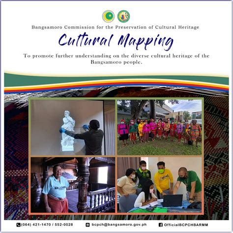 Cultural Mapping Bangsamoro Commission For The Preservation Of