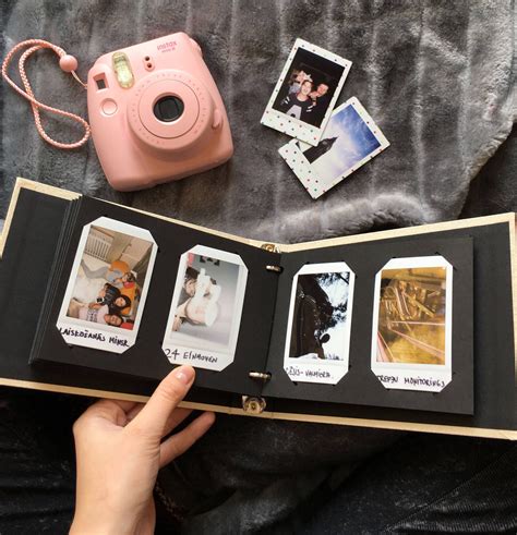 Instax Mini Photo Album For 60 Photos Of Your Sweet Memories Elegant Design 2 Ring Photo Album