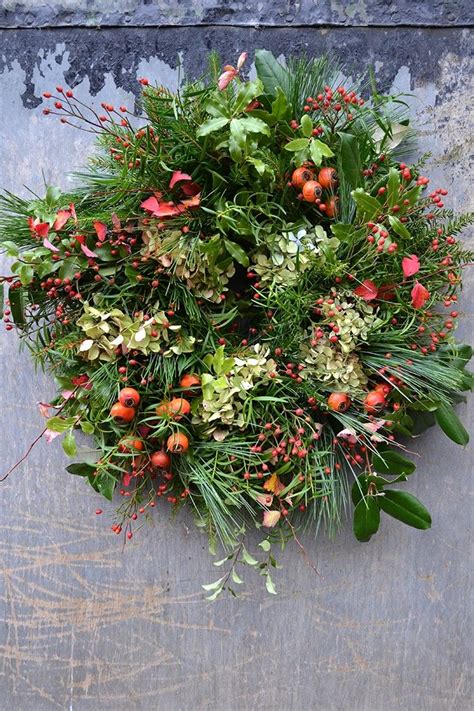 Rose Hip Wreaths From The Hedgerow Gardenista Christmas Wreaths