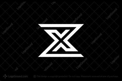Xz Or Zx Monogram Logo
