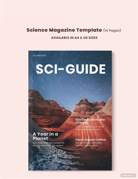 Science Magazine Template Download In Word Apple Pages Publisher