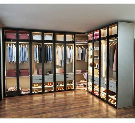 Source Hot Selling American Style Glass Door Modern Design Wardrobe On