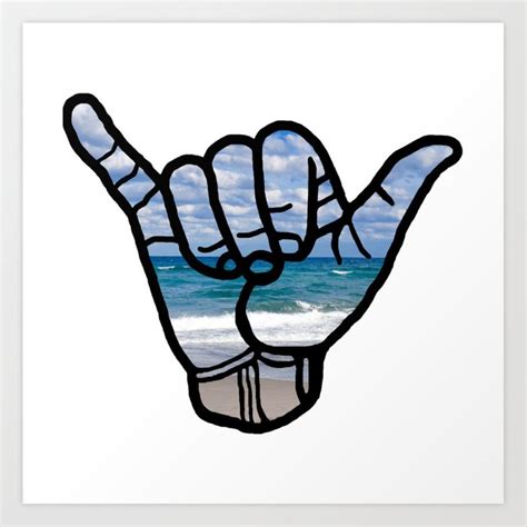 Hang Loose Drawing Free Download On Clipartmag