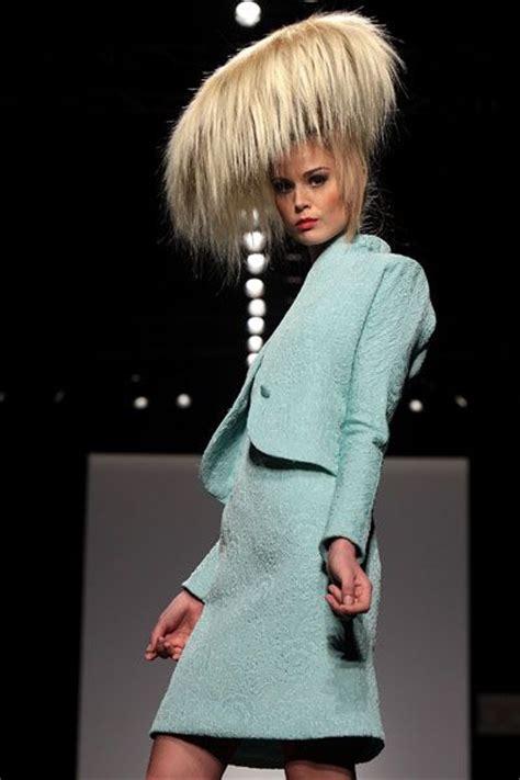 More Weird Runway Hair This Time From Rome Fashion Week