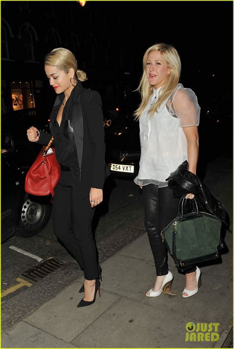 Rita Ora Calvin Harris Dinner With Ellie Goulding Photo Photos Just Jared