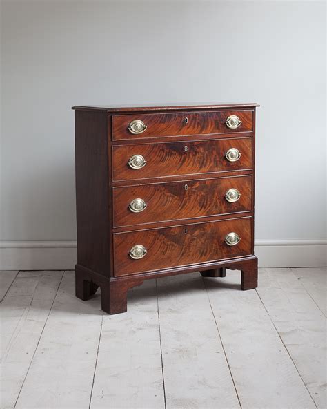 Narrow Chest Of Drawers Shallow Chest Drawers Georgian Chest Of Drawers Vintage Chest Of