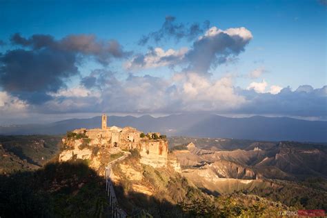 Civita Di Bagnoregio At Sunset Lazio Italy Royalty Free Image