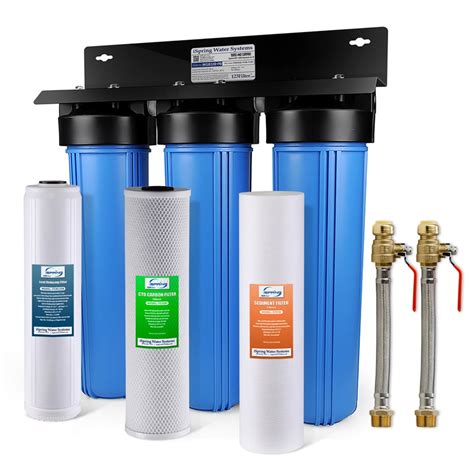 ISpring Triple-stage 15-GPM Mechanical Filtration Whole House Water ...
