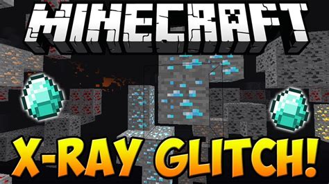 Minecraft X Ray Glitch Super Easy Youtube