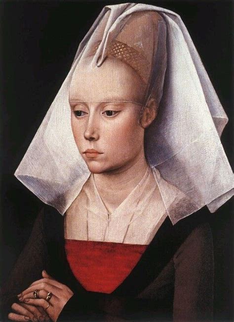 Portrait Of A Lady Workshop Of Rogier Van Der Weyden C1450 1460 15th