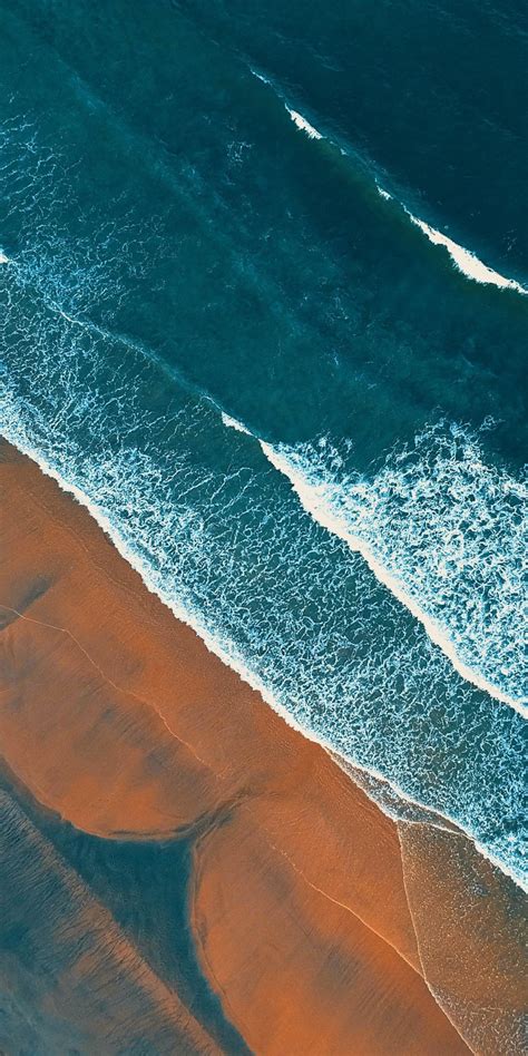 Download 1080x2160 Wallpaper Beach Aerial View Nature Honor 7x