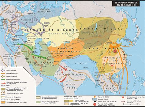 Imperio Mongol Caracteristicas Mapa Organización Y Conquistas