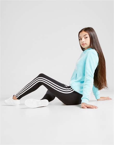 Adidas Originals Girls 3 Stripes Leggings Junior Jd Sports Global