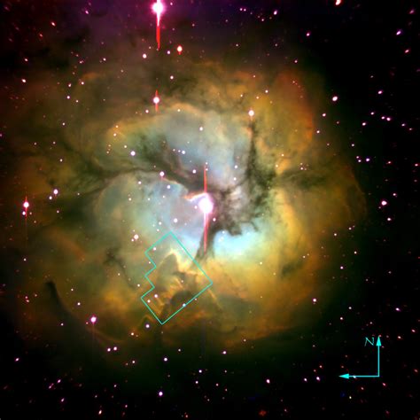Trifid Nebula Messier 20 Constellation Guide