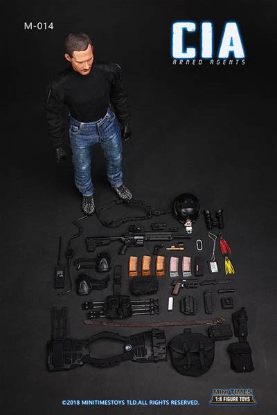 Cia Armed Agent Version A With Figure Mini Times 16 Scale Figure