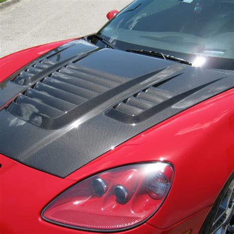 Chevrolet Corvette C6 Wh Style Carbon Fiber Hood Rocketz Autosport