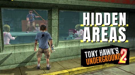 Tony Hawks Underground 2 Hidden Areas Youtube
