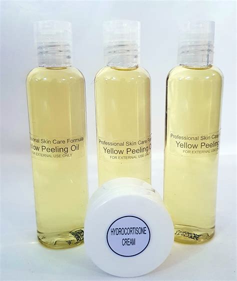 3 Most Effective Yellow Peeling Oil 100ml Each With Hydrocortisone