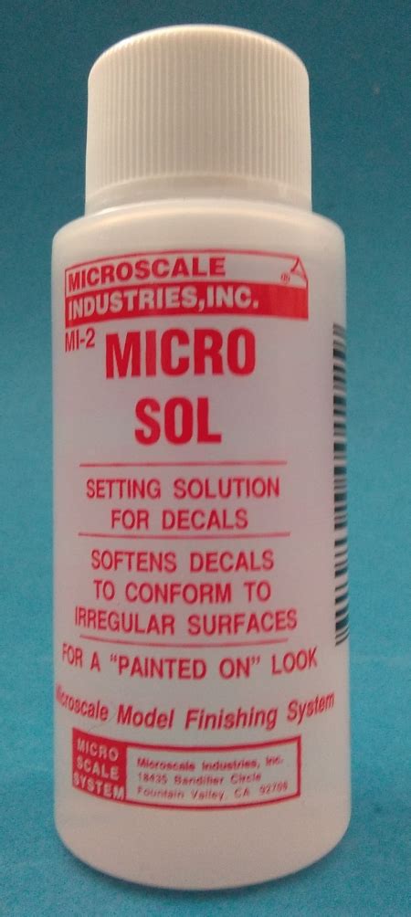 Microscale Micro Sol Decal Softener Mi 2 Mi2 Mi 2 Bm 128 Bm128