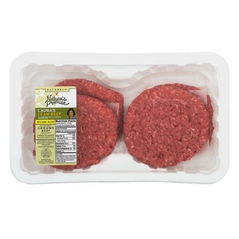 Save On Nature S Promise Naturals Laura S Lean Ground Beef Patties 4 Ct Fresh Order Online