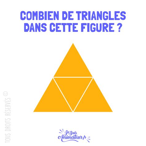🤔 Combien De Triangles Comptez Vous Dans Ces Figures Niveau Très Facile