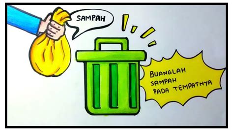Poster Kegiatan Tentang Mengolah Sampah Membuang Sampah Pada Riset