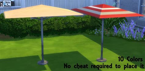 My Sims 4 Blog Rectangular Patio Umbrella By Om Sims 4 Studio