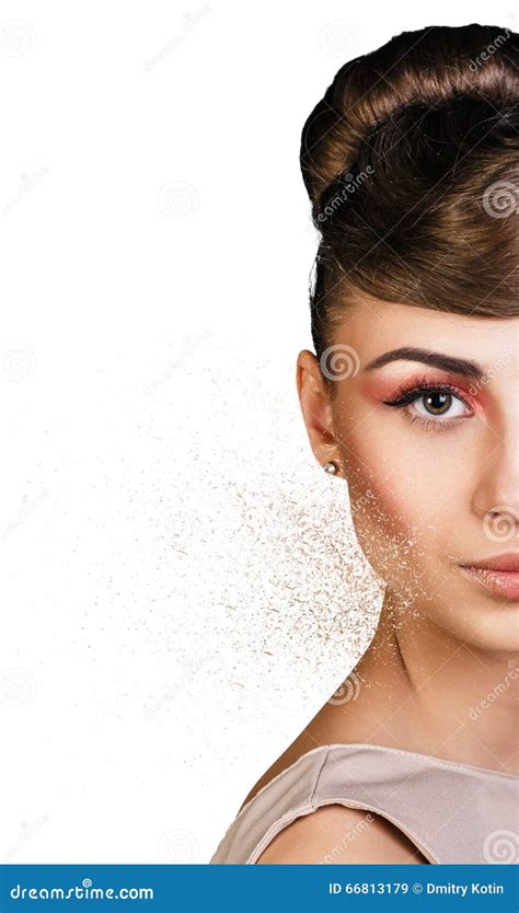 Woman Face Crushed Stock Image Image Of Face Clear 66813179