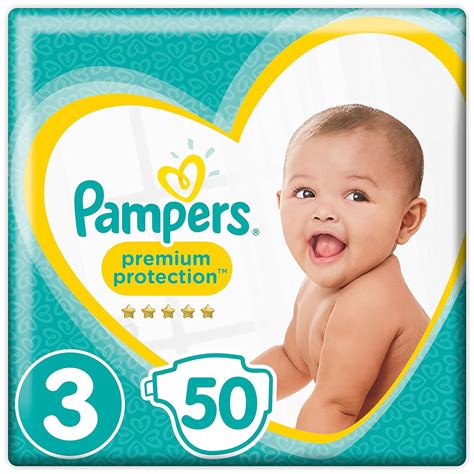 Pampers Premium Protection Size 3 50 Nappies 6 105 9 Kg Pack Of 2 Uk Health
