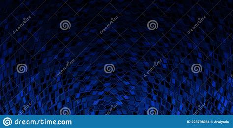 Abstract Dark Blue Background Texture With Digital Background Stock