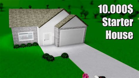 Building A House On A 10k Budget In Bloxburg Roblox Youtube