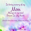 15 Best Missing Mom Quotes on Mother's Day - In loving memory of your Mom