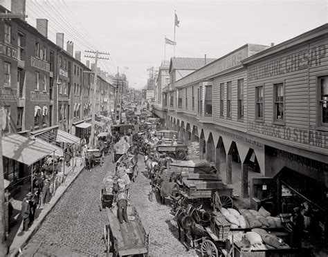 Baltimore Maryland Light Street Looking North Old Photos Historic