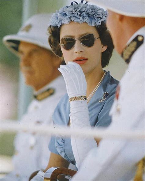 🇬🇧👗Princess Margaret, Countess of Snowdon (1930 - 2002) during one of ...