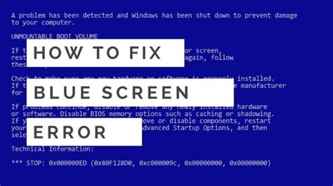 How To Fix Blue Screen Windows 10 Truegossiper