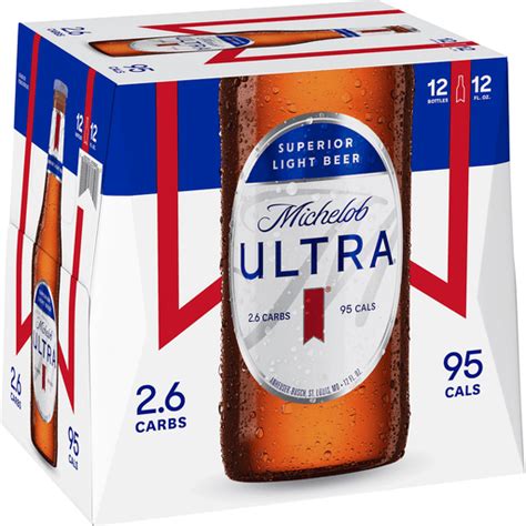 Michelob Ultra Beer Light Superior 12 Ea Tonys