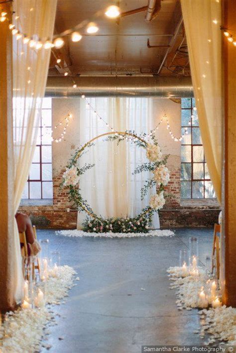 Indoor Wedding Ceremony Aisle Decorations Shelly Lighting