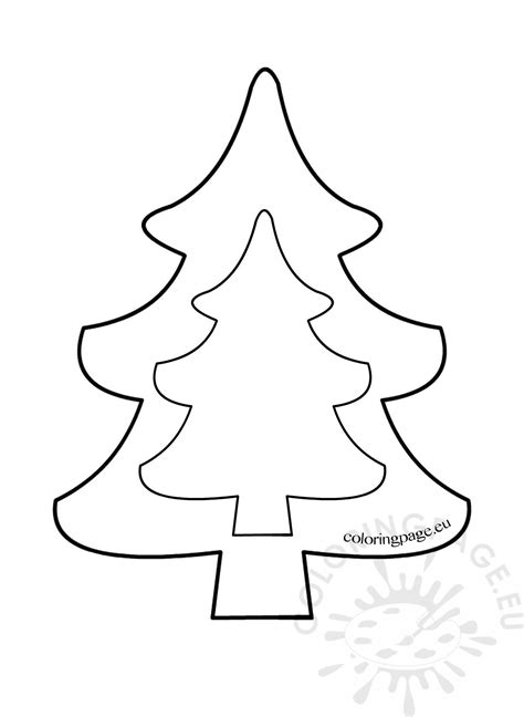 Tannenbaum vorlage zum ausdrucken tannenbaum schablone weihnachtsbaum vorlage bastelvorlage.o tannenbaum, o tannenbaum! Christmas tree template to print - Coloring Page