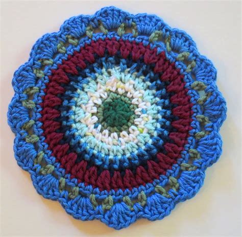 Crocheted Mandala Cloths | My Recycled Bags.com