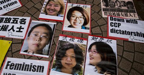 Imprisoned Chinese Feminists Released On Bail After Outcry