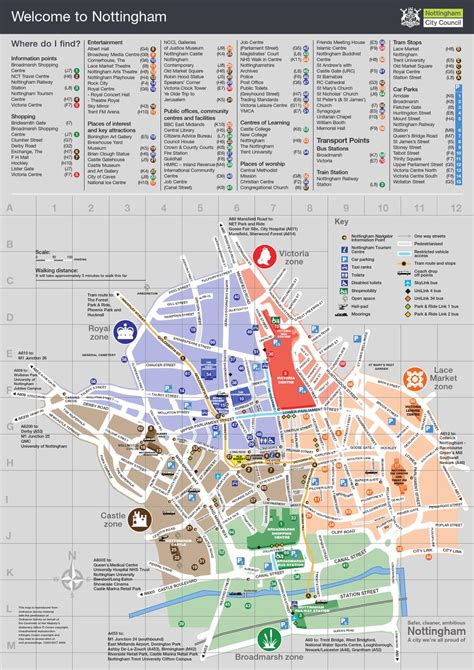 Nottingham City Centre Map By Dale Twigger Issuu