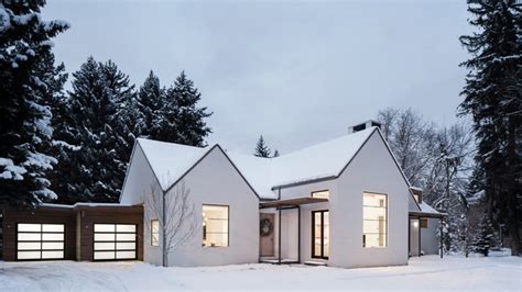 Modern Scandinavian House Exterior Half Revolutions