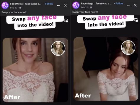 A Face Swapping App Promoted Sexually Suggestive Ads Featuring Emma