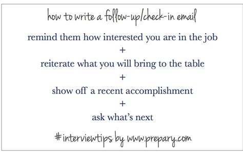 And it's your dream job. How to write a follow up email after an interview ...