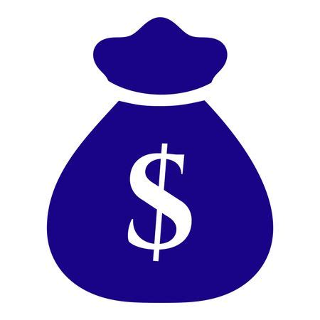 Walmart.com has been visited by 1m+ users in the past month Vector Illustration of Blue Money Bag with Dollar symbol ...