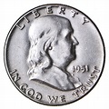 Higher Grade - 1951 - RARE Franklin Half Dollar 90% SIlver Coin ...