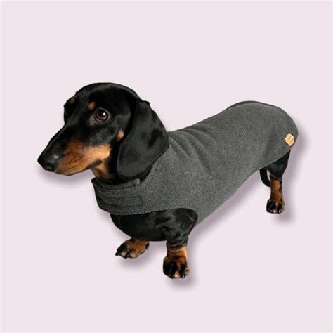 Luxury Dachshund Fleece Custom Made Fleece Jumper Dachshund Etsy