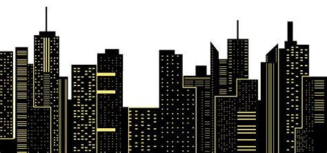 Night City Skyline Clipart Clip Art Library
