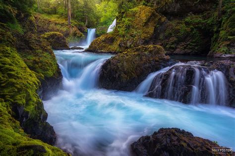 Aquamarine Dream Spirit Falls Columbia River Gorge Washington