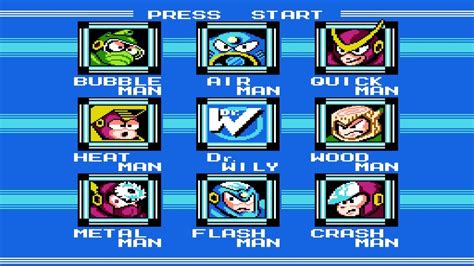 Mega Man 2 All Robot Masters Youtube
